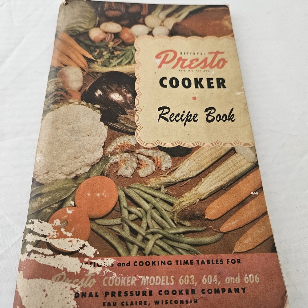 Presto Cooker Recipe Book, 1948